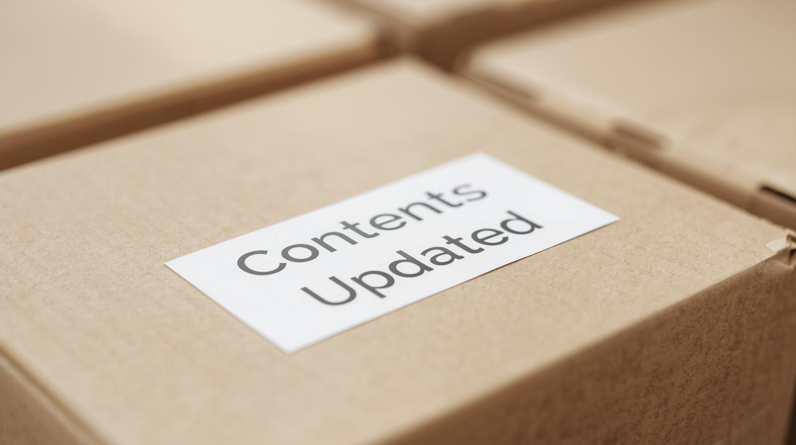 Package Contents Updated