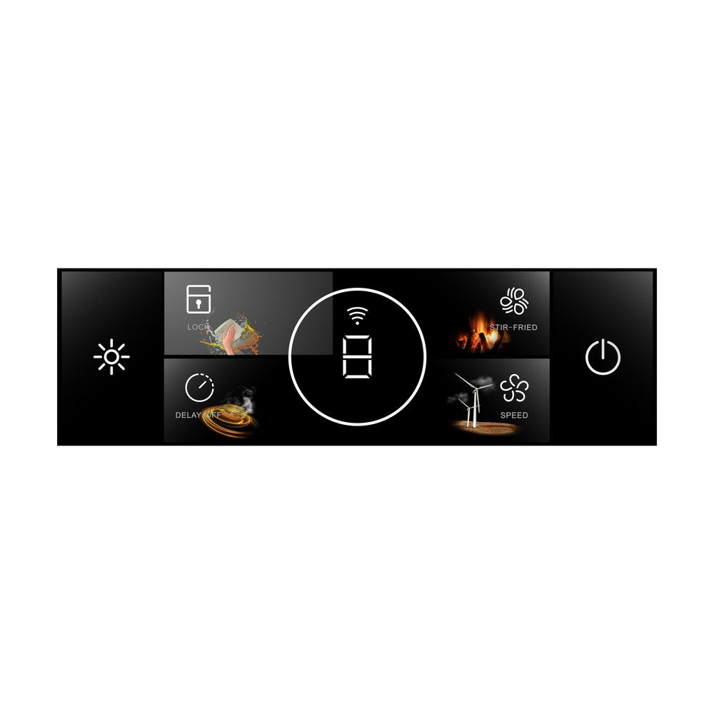 Dover 30" | Black | Side-Draft Design
