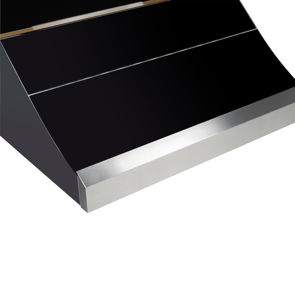 Dover 30" | Black | Side-Draft Design