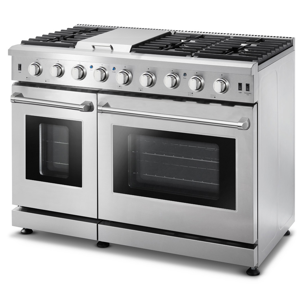 Alberta 48" | Silver | Full Gas Range