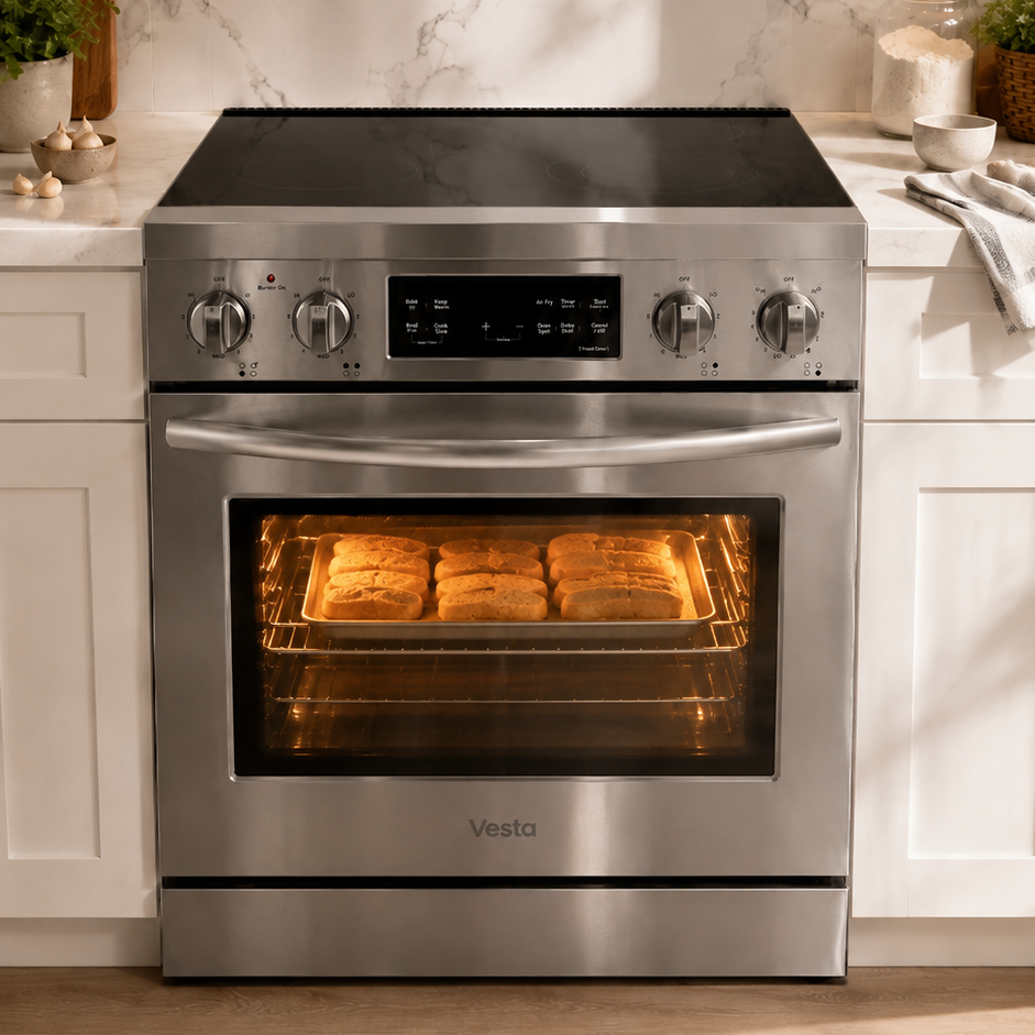 Nebraska 30"| Silver | Electric Range
