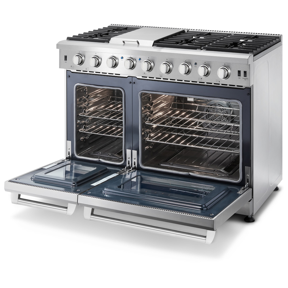 Alberta 48" | Silver | Full Gas Range