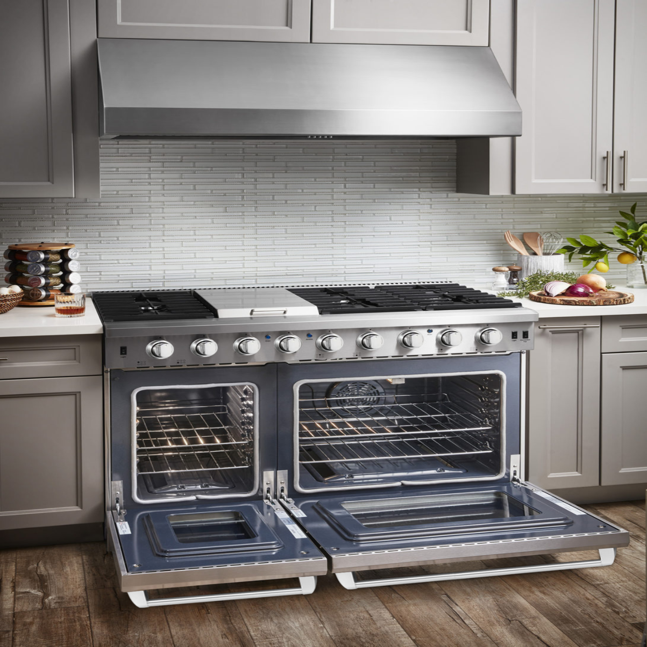 Alberta 48" | Silver | Full Gas Range