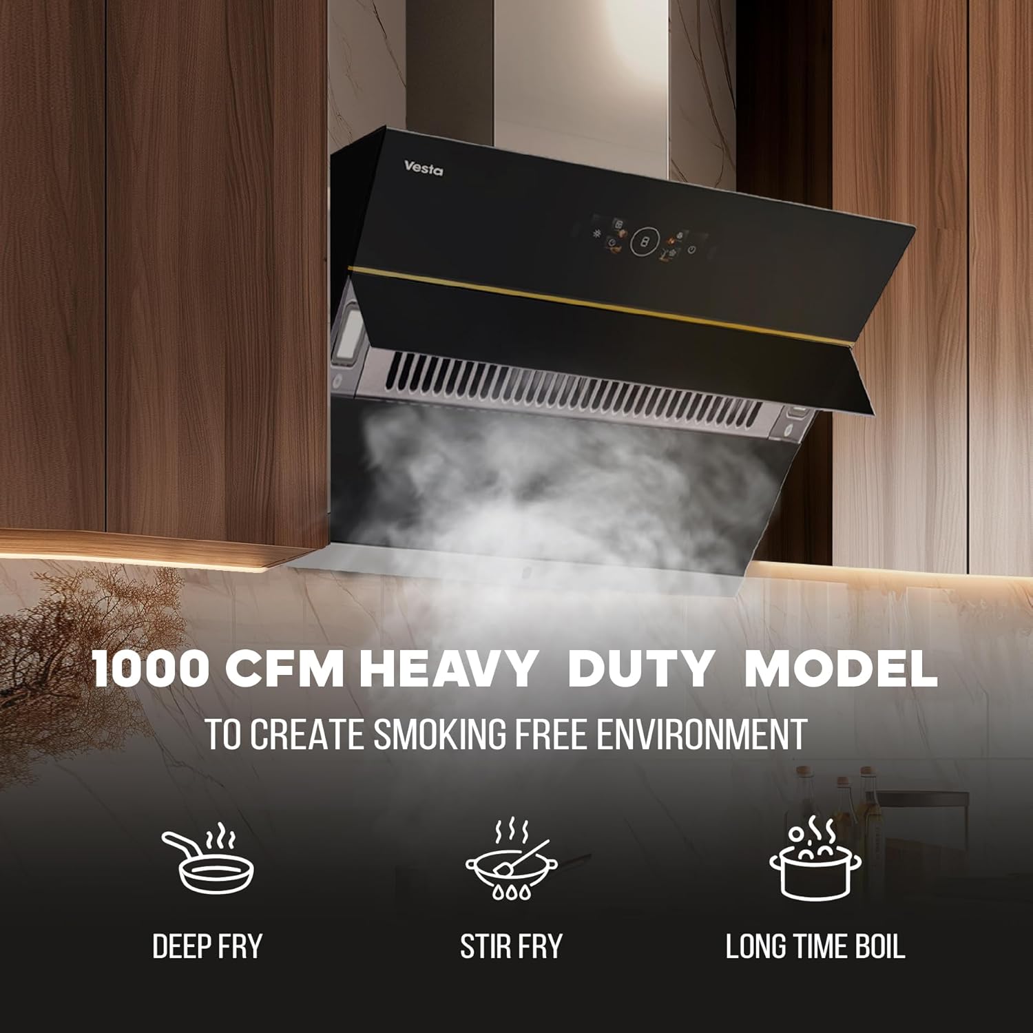 Dover 30" | Black | Side-Draft Design
