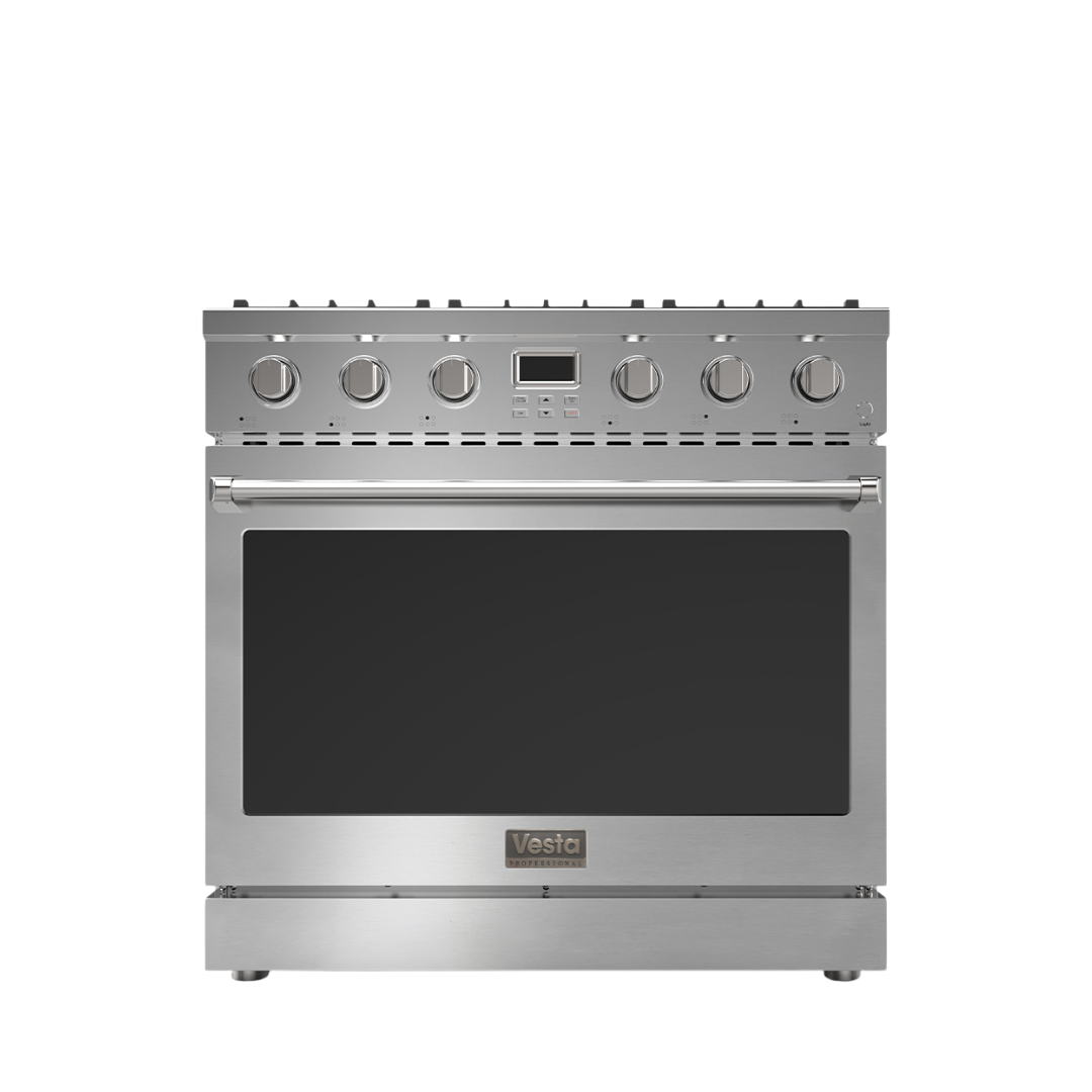 Alberta 36" | Silver | Full Gas Range
