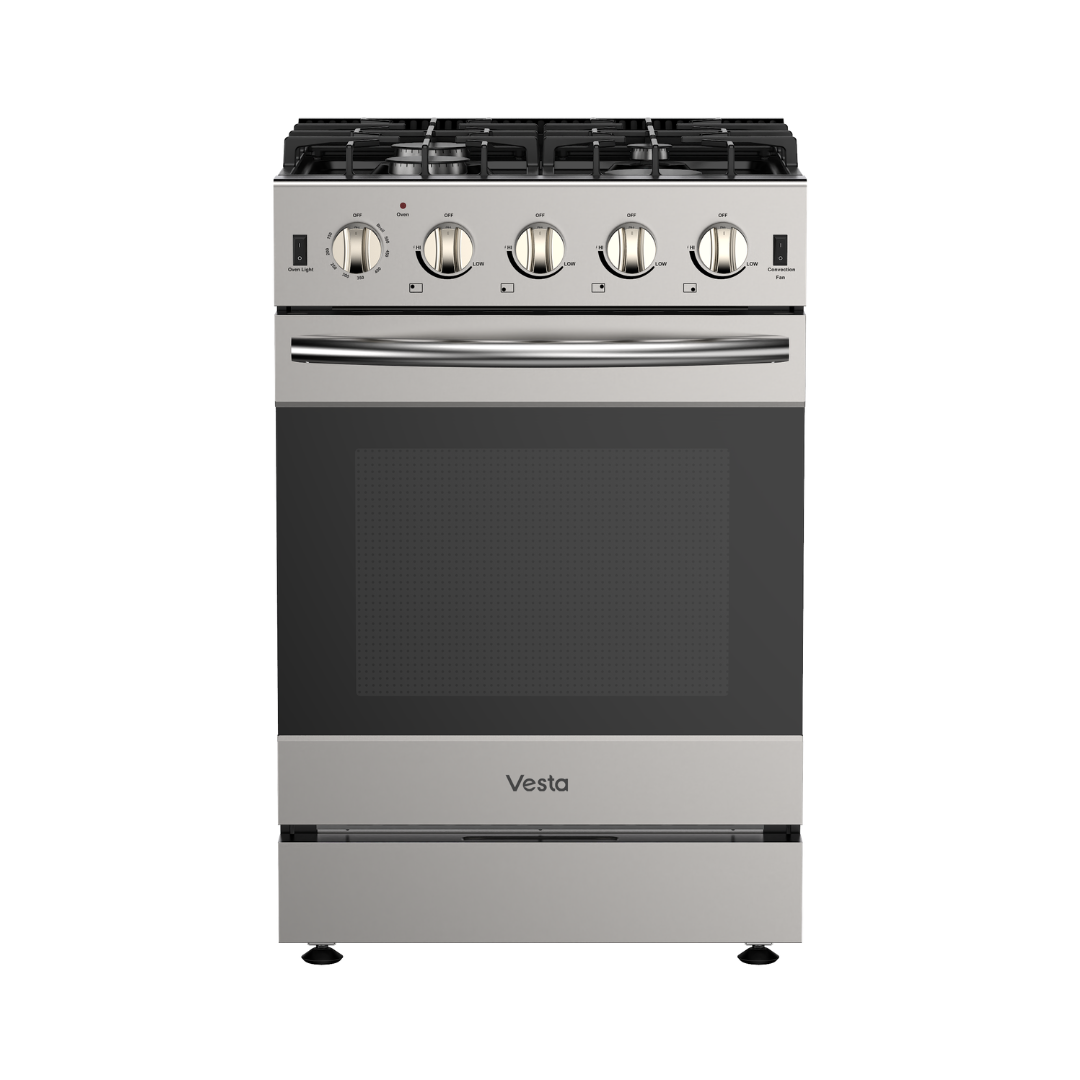 Alberta 30 po | Argent | Cuisinière à gaz