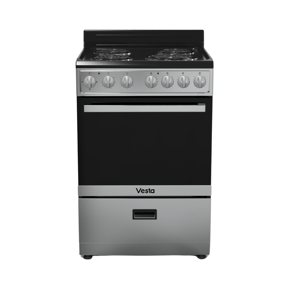 North Dakota 24" | Silver | Electric Range
