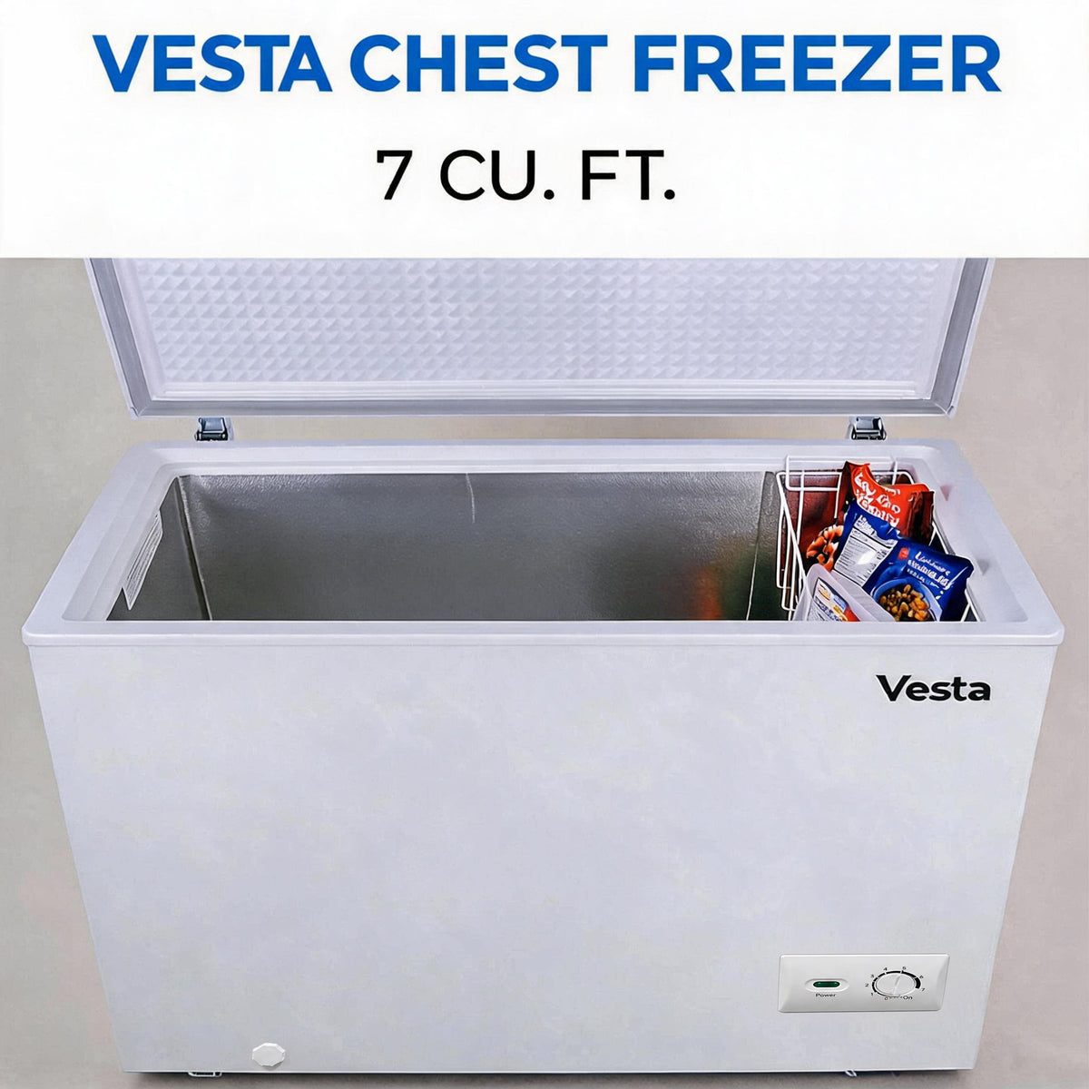 Prince Edward Island 7 cu. ft. White Chest Freezer