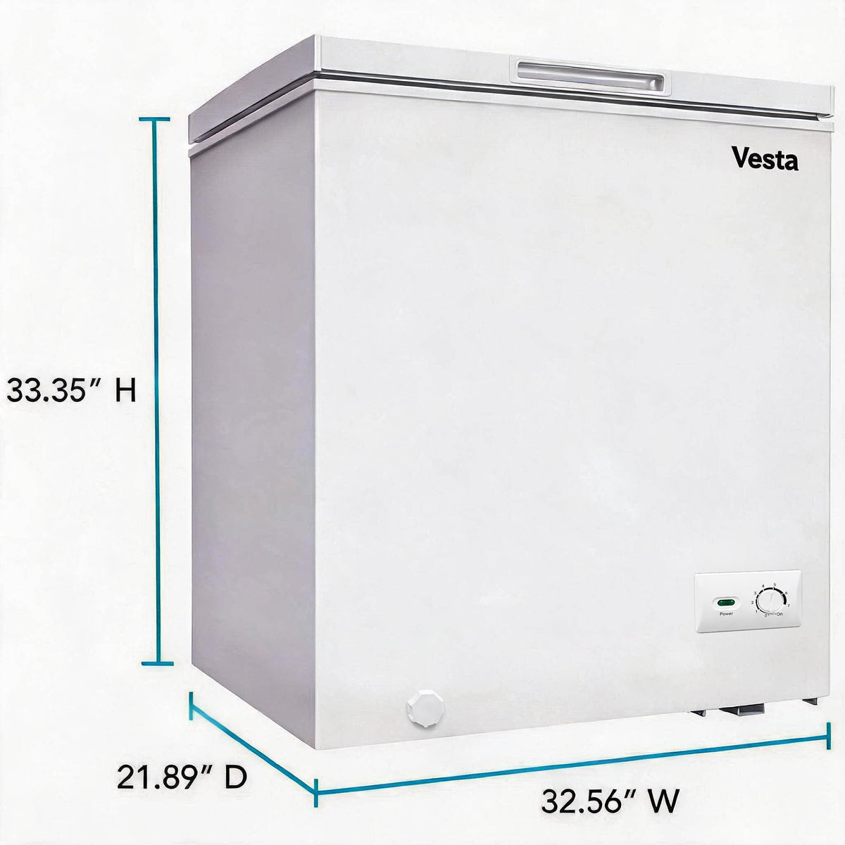 Prince Edward Island 7 cu. ft. White Chest Freezer
