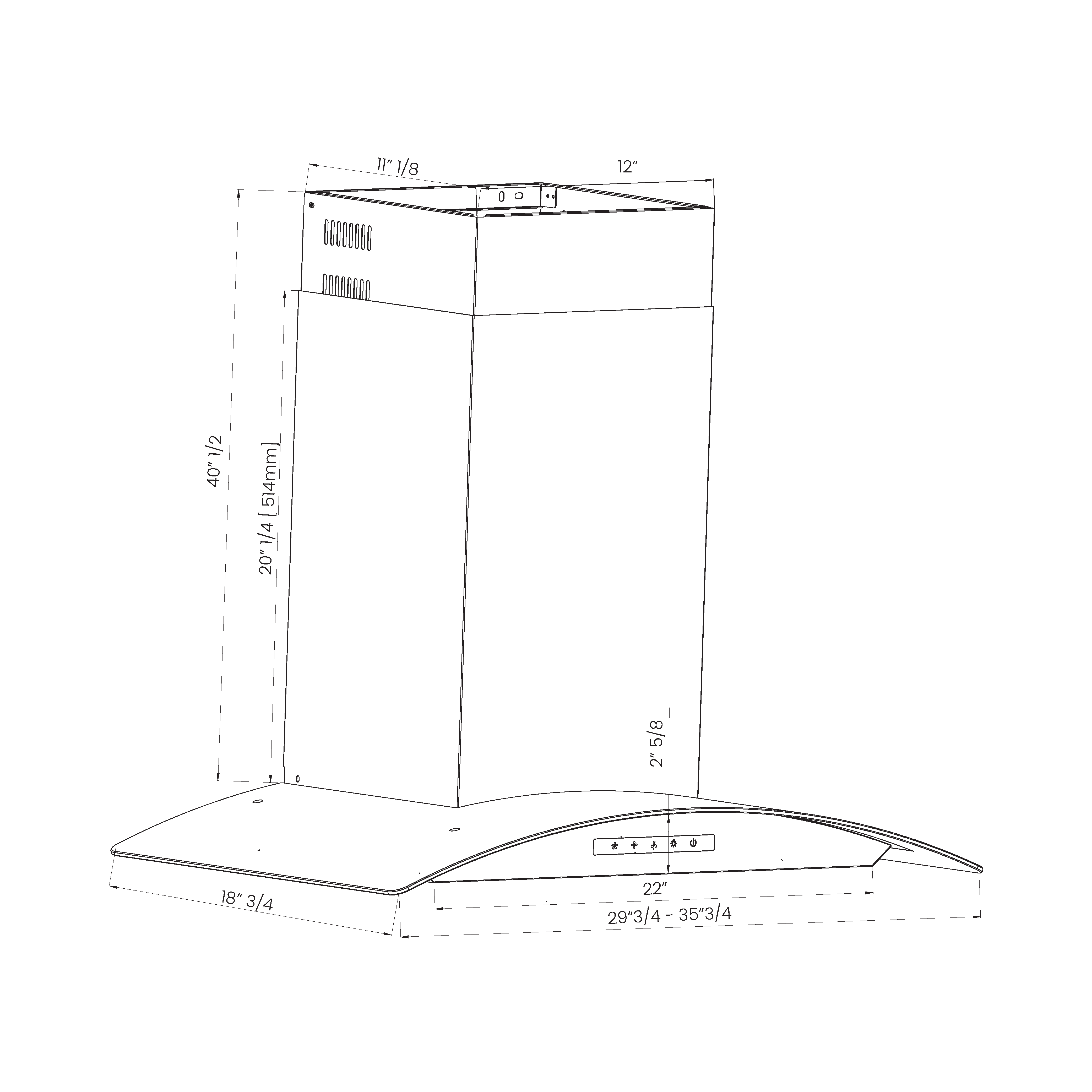 Amsterdam 30" | Metallic Black