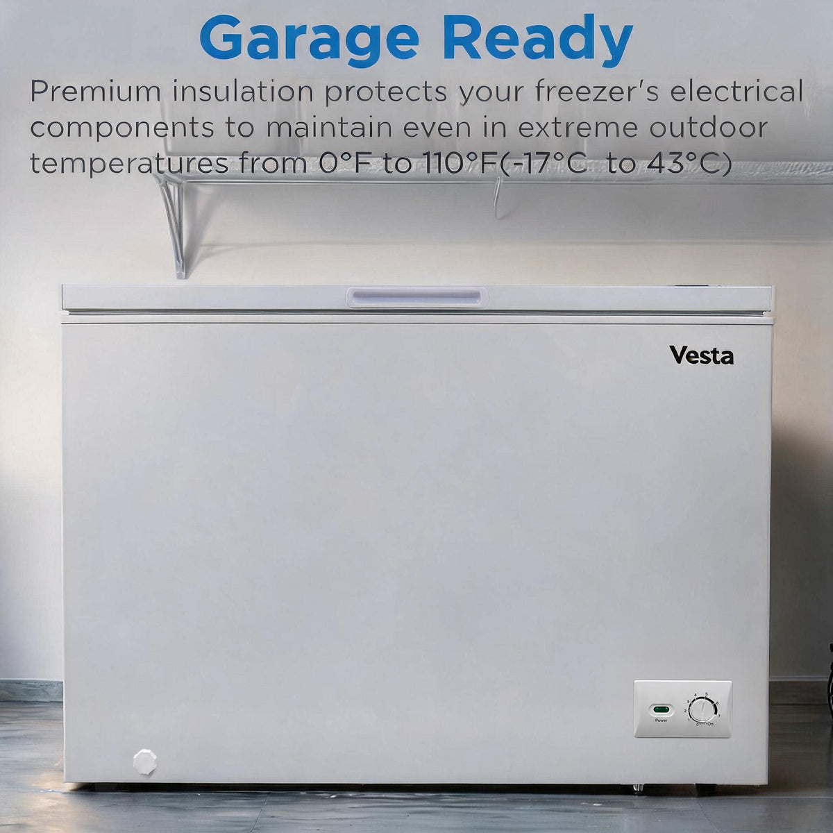 Prince Edward Island 7 cu. ft. White Chest Freezer