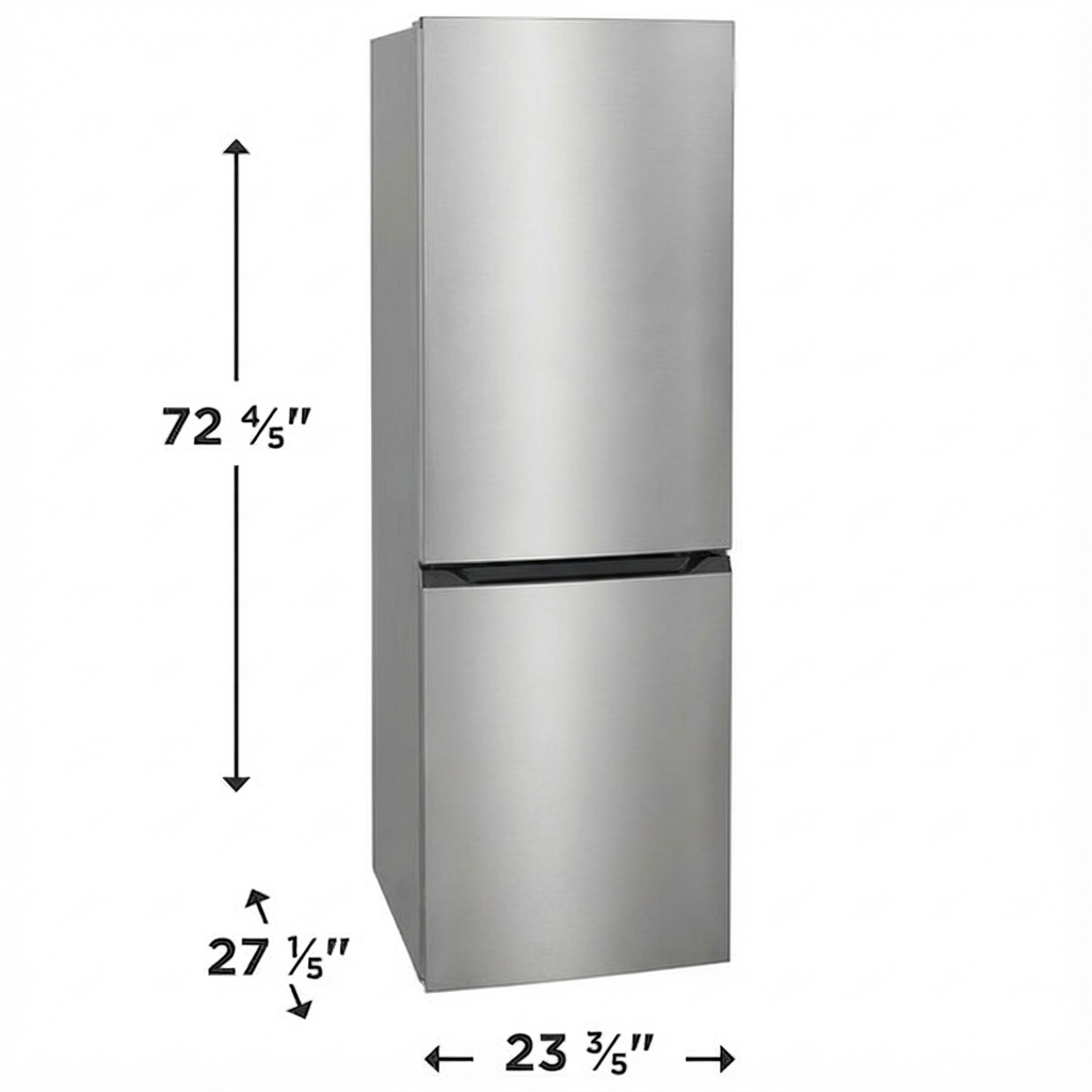 Nunavut 24" Stainless Steel Refrigerator