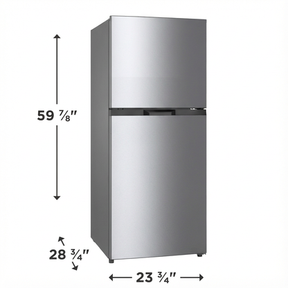 Newfoundland 24" Stainless Steel Refrigerator