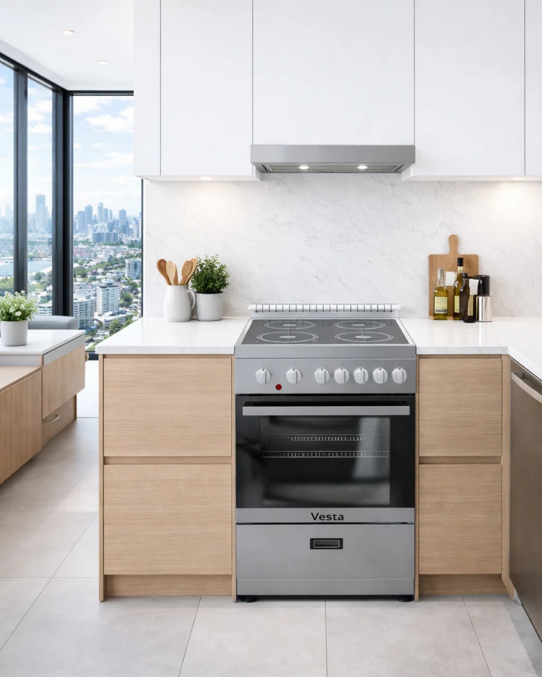 South Dakota 24" | Silver | Electric Range