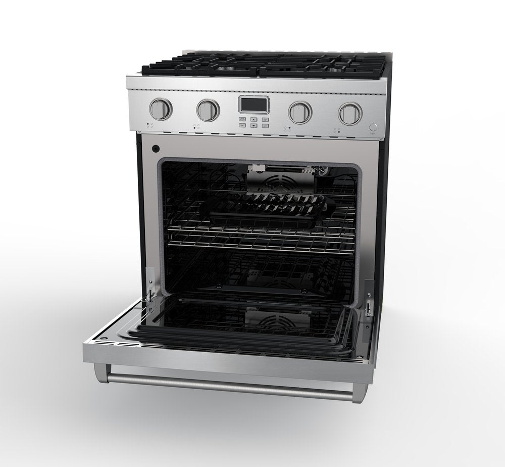 Alberta 30" | Argent | Cuisinière à gaz complète