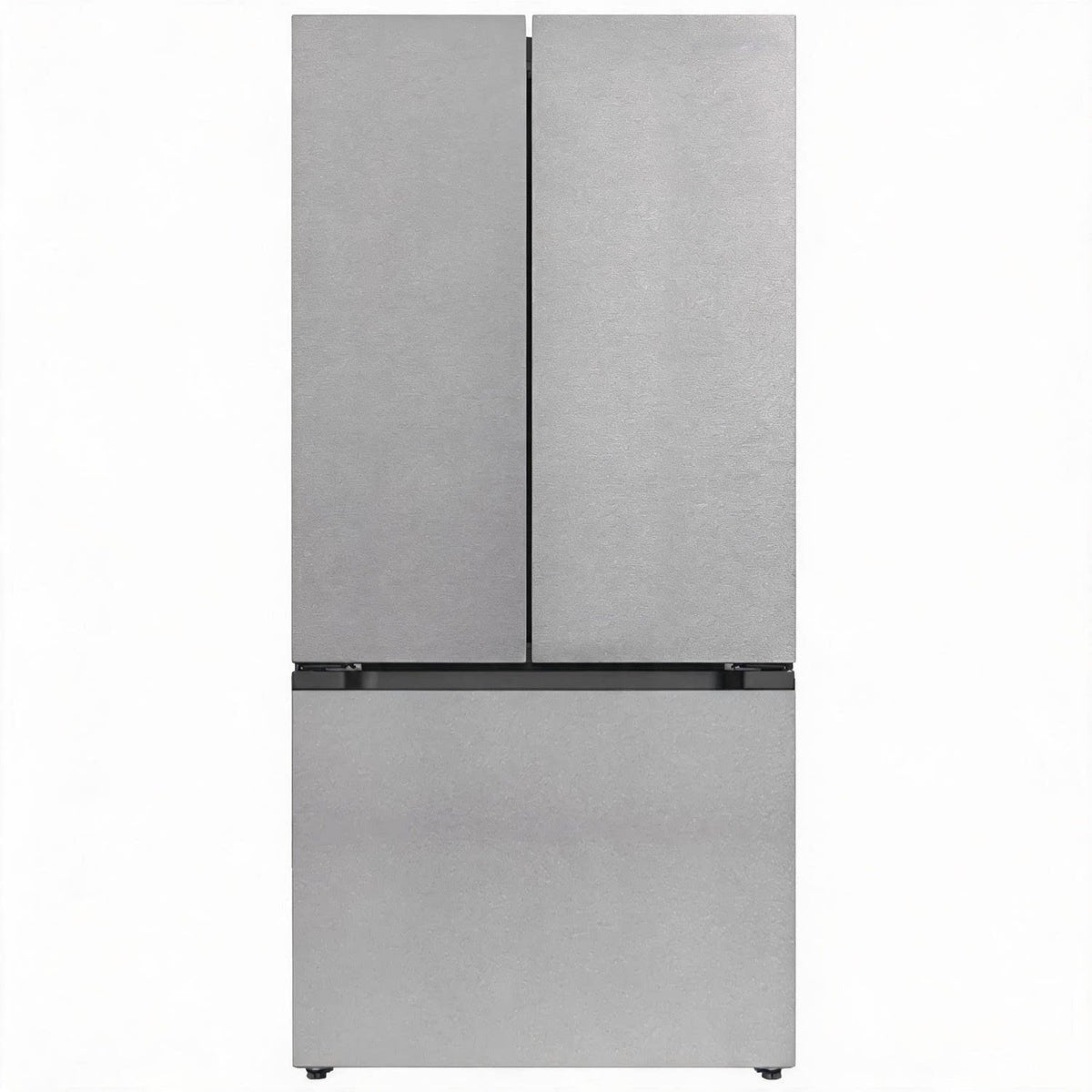 Alaska 33" Counter-Depth Stainless Steel French-Door Refrigerator with Bottom-Freezer