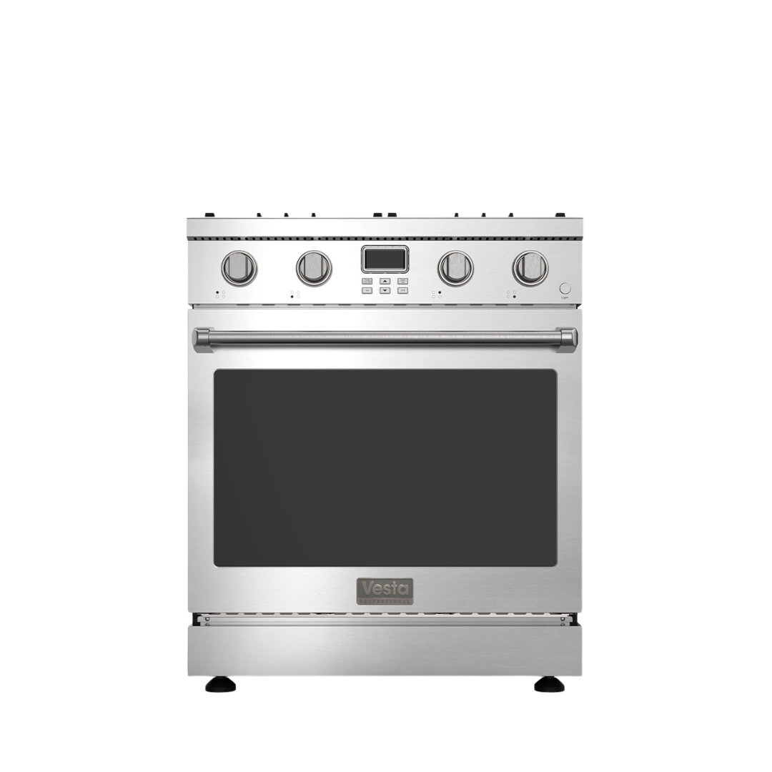Alberta 30" | Silver | Full Gas Range
