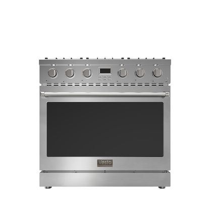 Alberta 36" | Silver | Full Gas Range