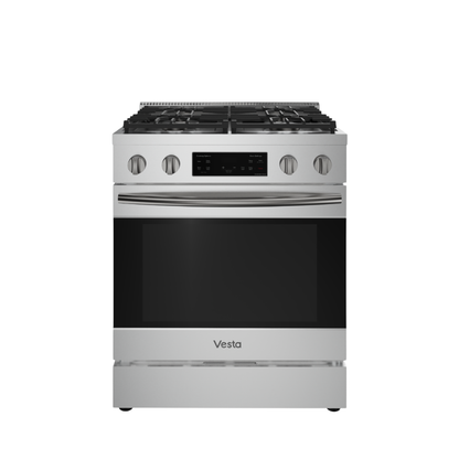 Alberta 30 po | Argent | Cuisinière à gaz