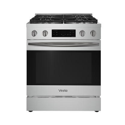 Idaho 30" | Silver | Full Gas Range