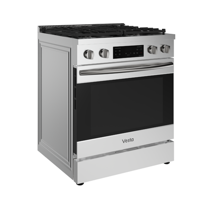 Idaho 30" | Silver | Full Gas Range