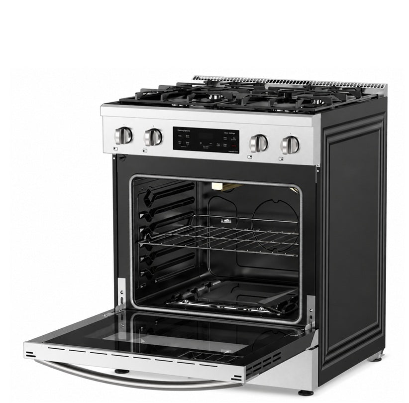 Alberta 30 po | Argent | Cuisinière à gaz
