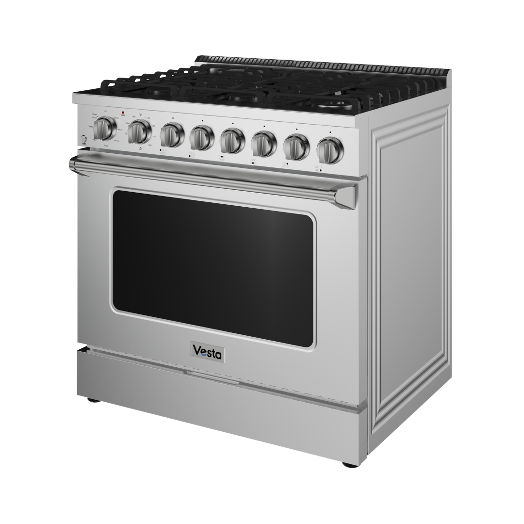 Alberta 30 po | Argent | Cuisinière à gaz