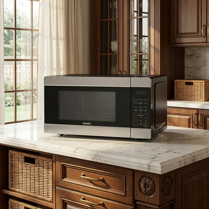Tokyo 1.1 Cu. Ft Countertop Microwave - Stainless Steel