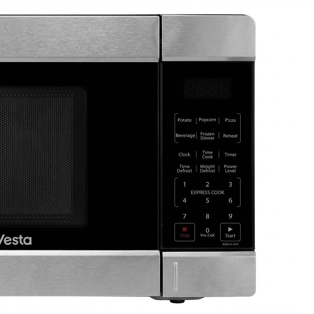 Tokyo 1.1 Cu. Ft Countertop Microwave - Stainless Steel