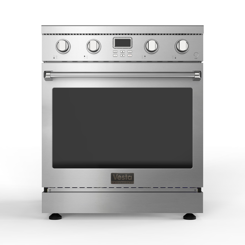 BC 30" | Argent | Cuisinière électrique