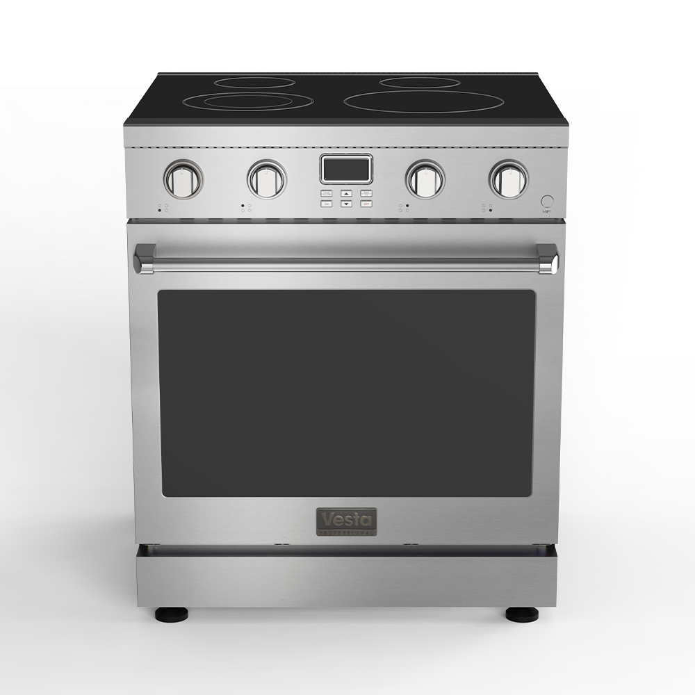 BC 30" | Argent | Cuisinière électrique