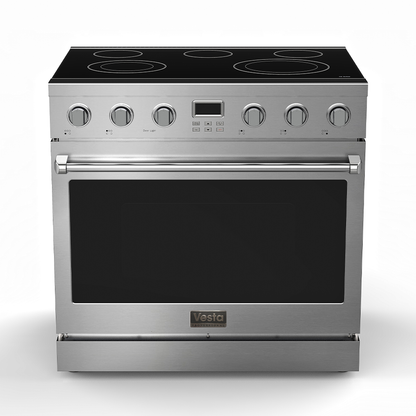 BC 36" | Argent | Cuisinière électrique