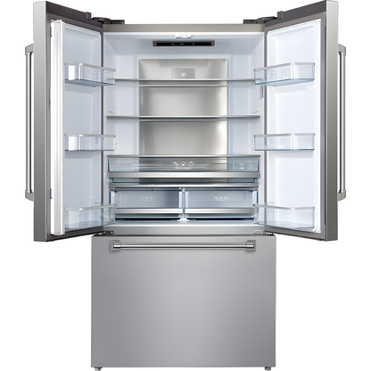 Yukon 36" Stainless Steel French Door Counter Depth Freezer