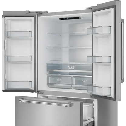 Yukon 36" Stainless Steel French Door Counter Depth Freezer