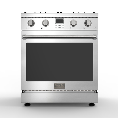 Alberta 30" | Argent | Cuisinière à gaz complète