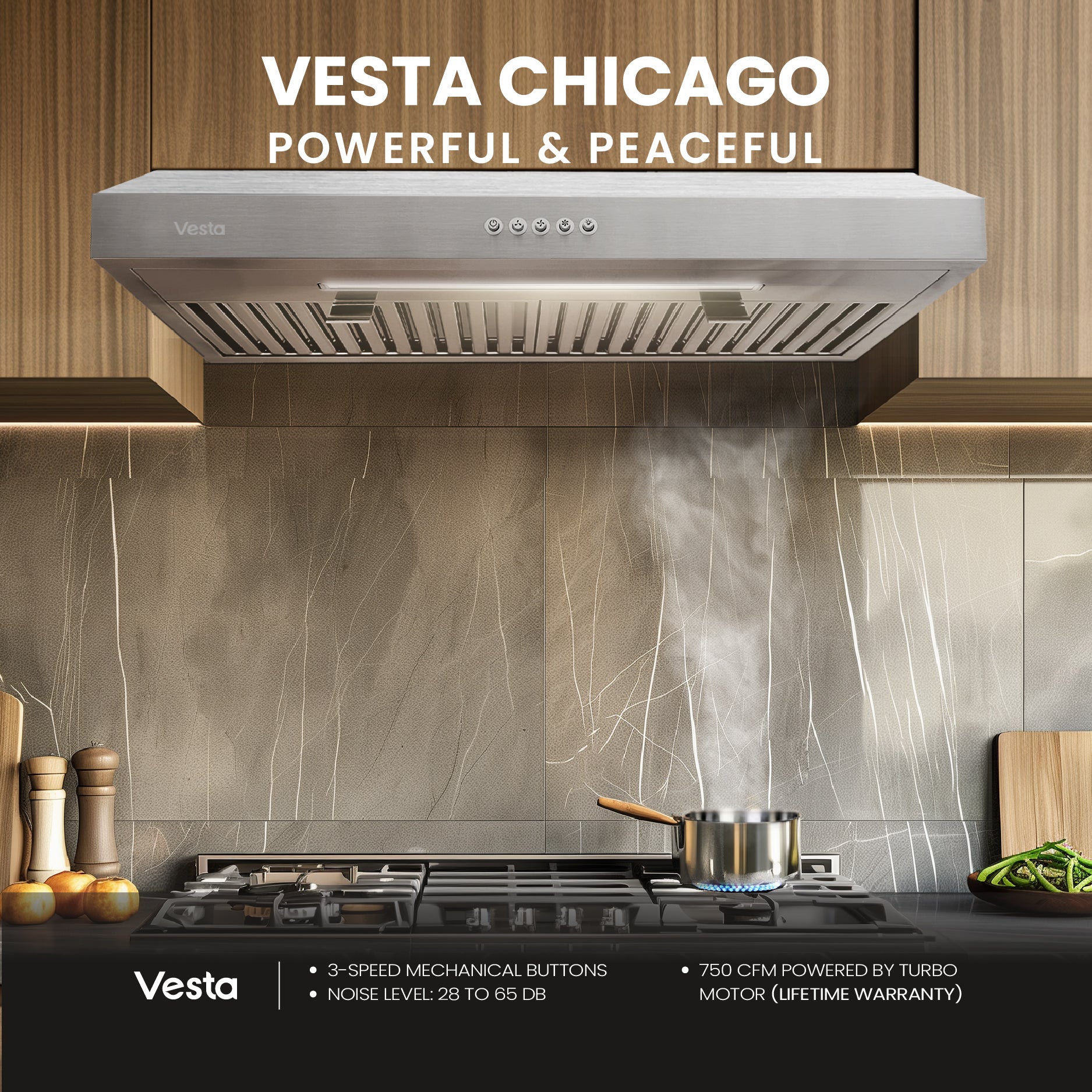 Chicago 24" | Argent 
