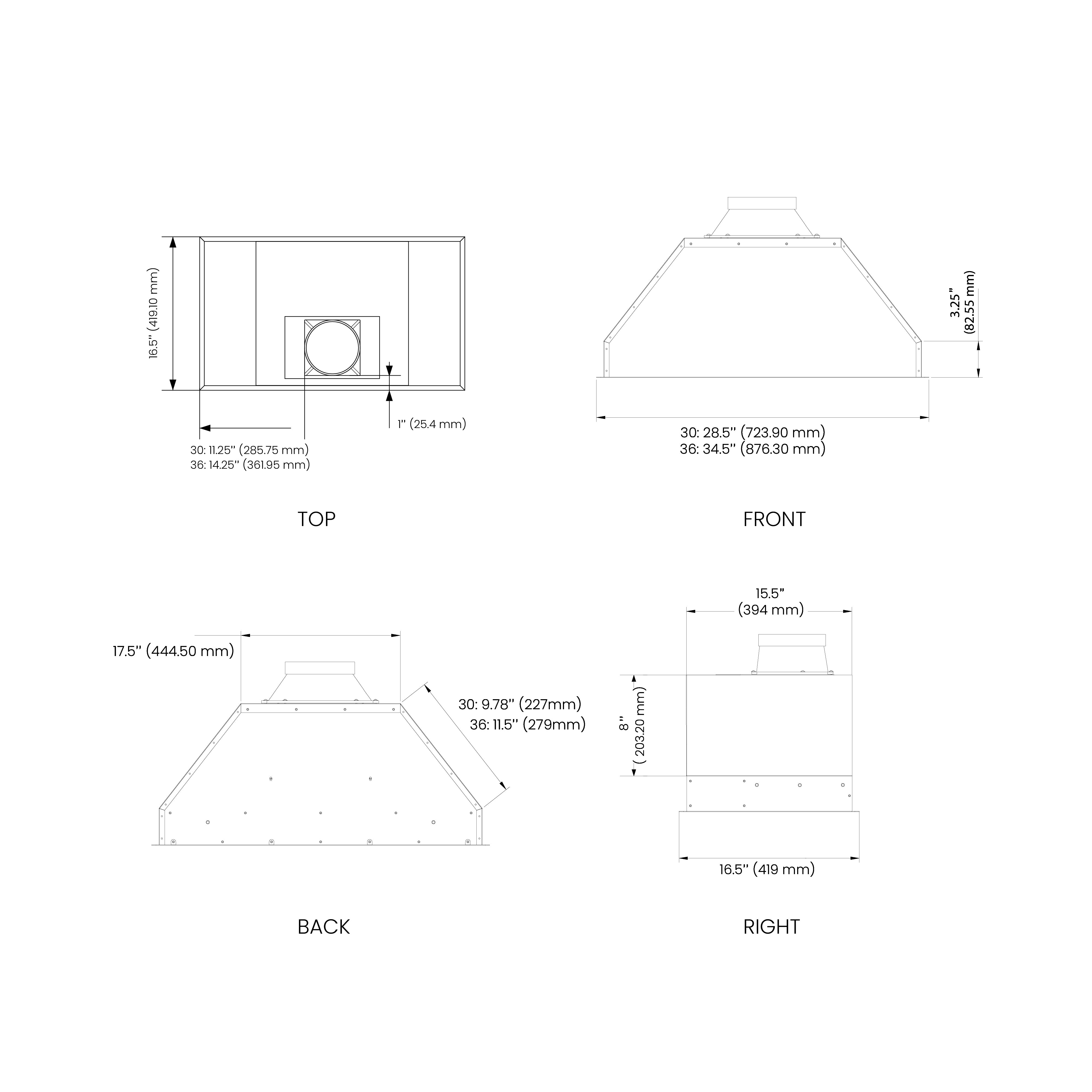 Vancouver 30" | Argent 