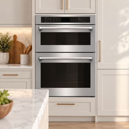 Wyoming 30" Electric Double Wall Oven – Stainless Steel