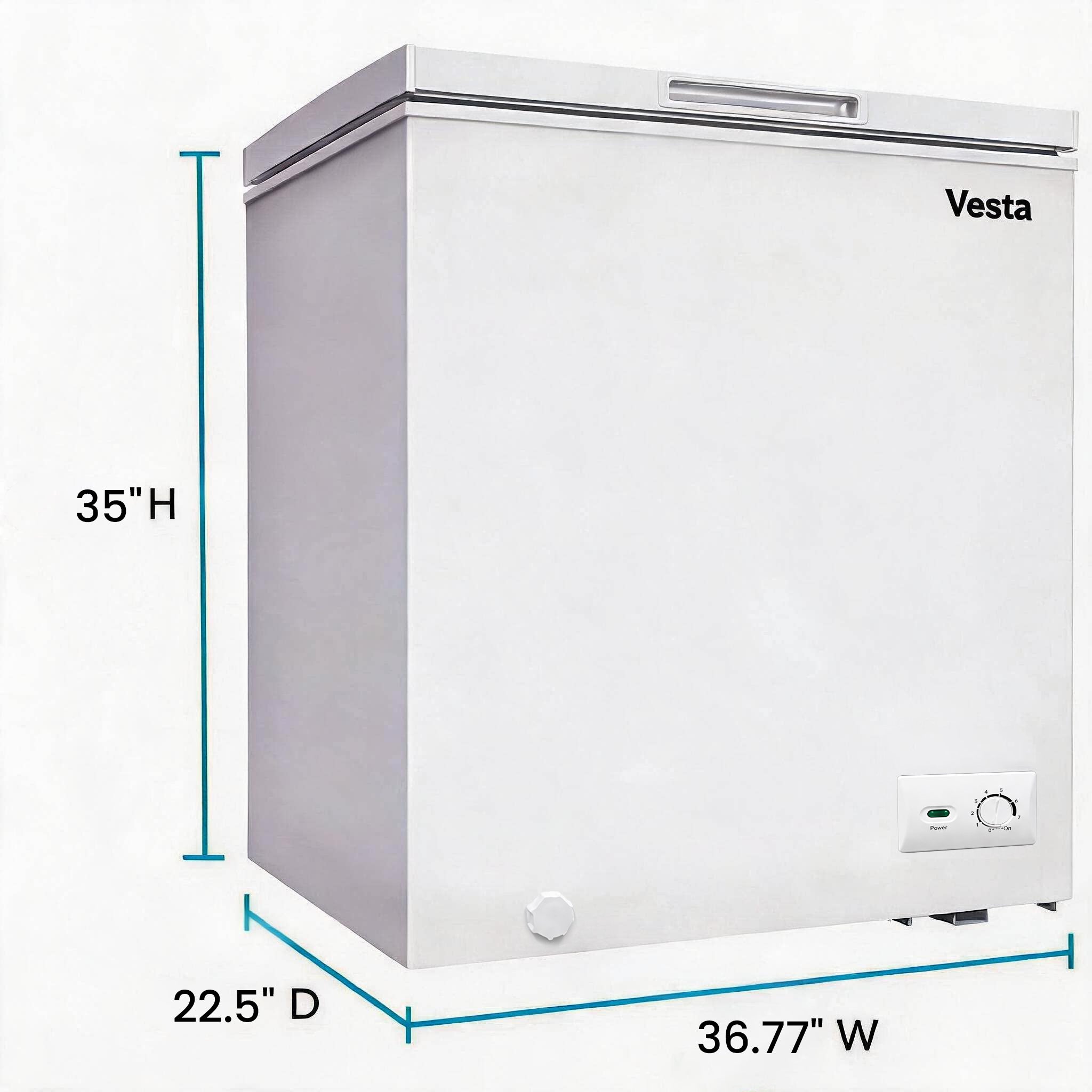 Prince Edward Island 7 cu. ft. White Chest Freezer – Vesta Kitchen CA